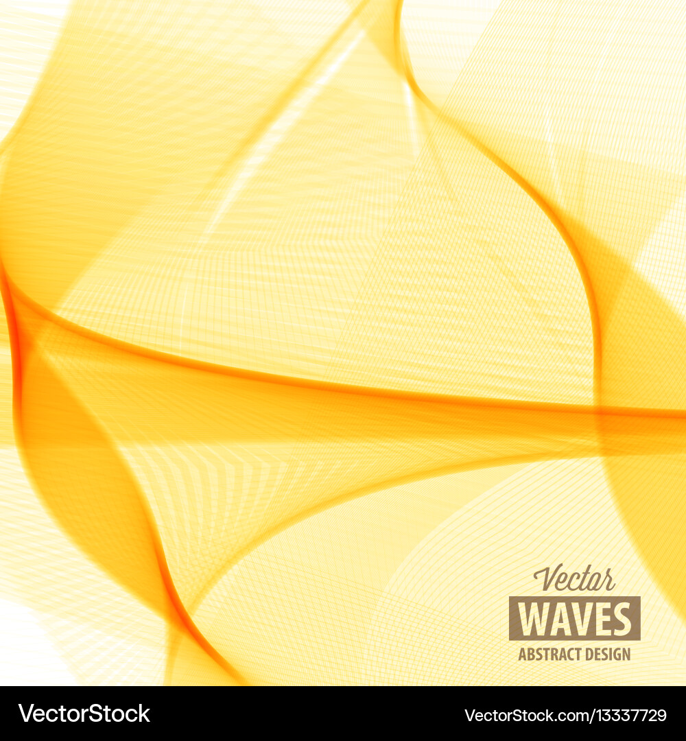 Abstract smooth color wave vector image