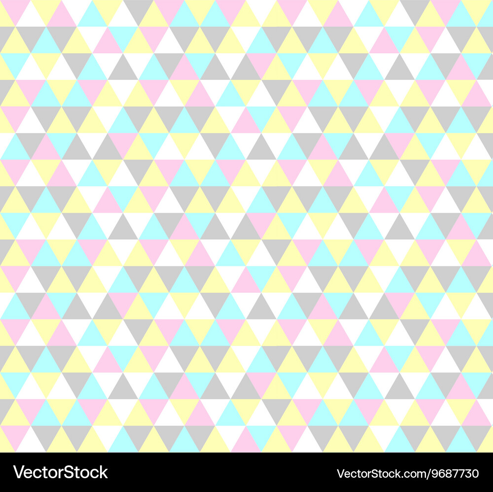 Abstract geometric triangle pattern background Vector Image