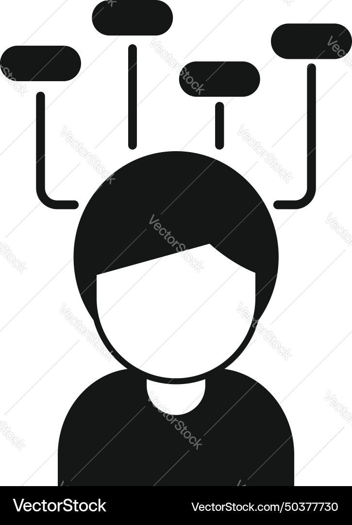 Change scheme lost icon simple memory Change scheme lost icon simple memory vector image
