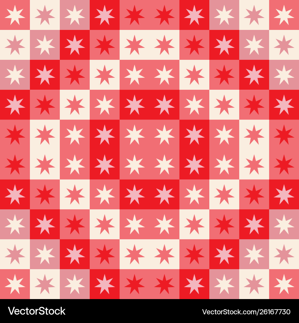 Festive seamless repeat pattern geometric Vector Image