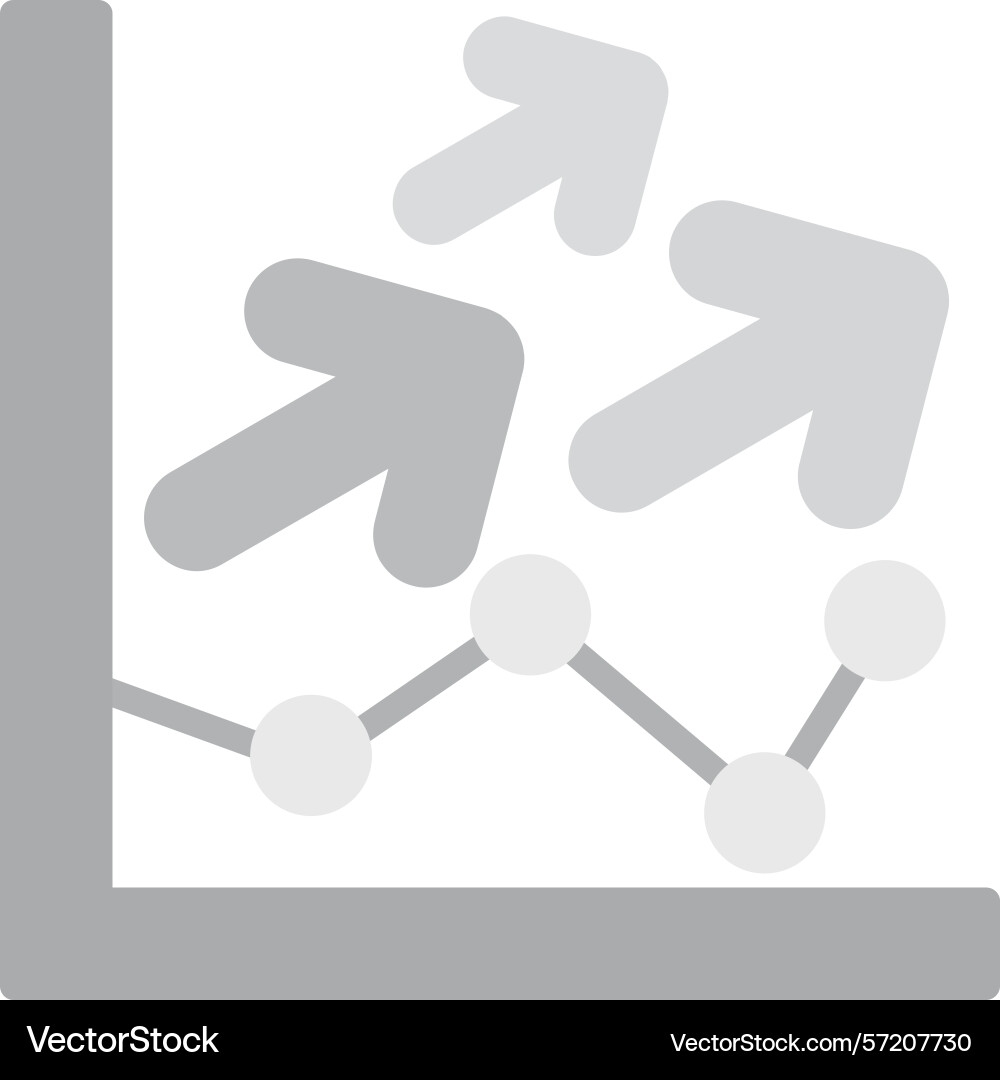 Graph icon Vector Image