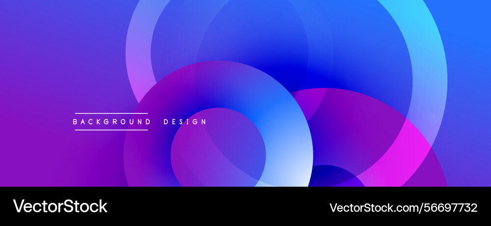 Abstract fluid shapes overlap creating vibrant Abstract fluid shapes overlap creating vibrant vector image