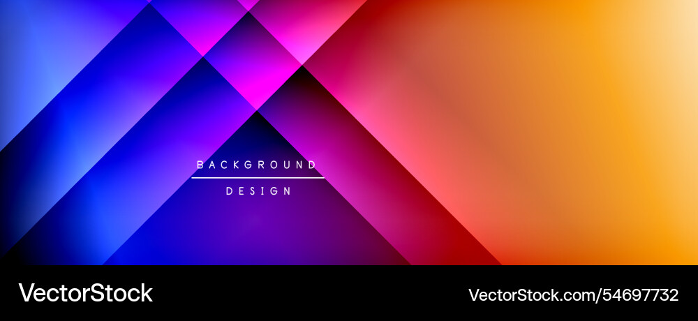 Colorful gradient with lines made of shadow Vector Image