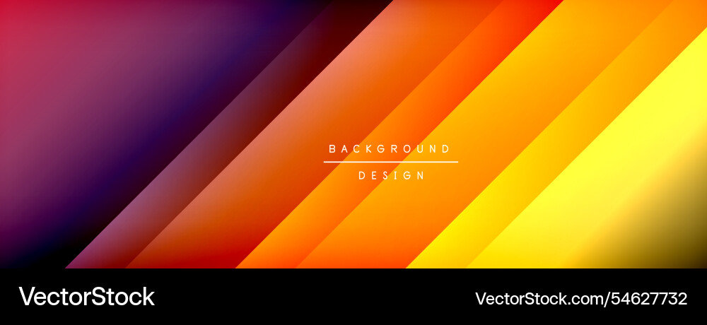 Dynamic shadow lines with gradient colors Vector Image