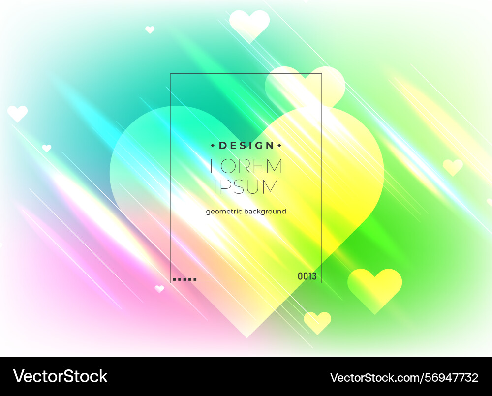 Flat minimal geometric background dynamic shapes Vector Image