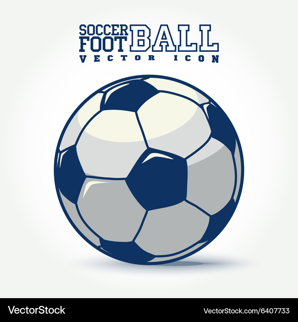 Soccer ball icon Royalty Free Vector Image - VectorStock