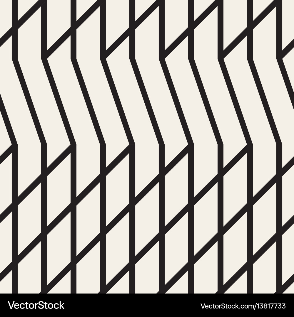 Zigzag lines geometric seamless pattern Zigzag lines geometric seamless pattern vector image
