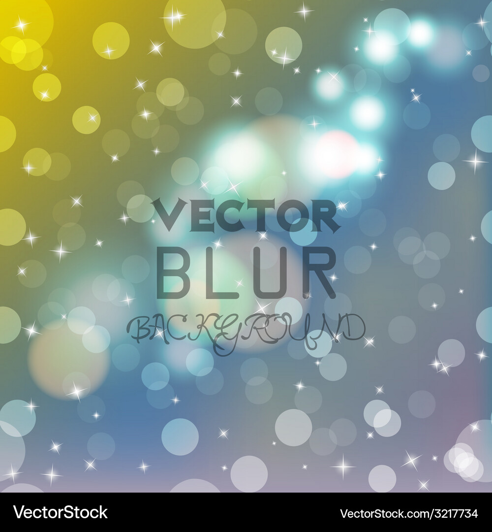 Abstract blur bokeh bright color background Vector Image