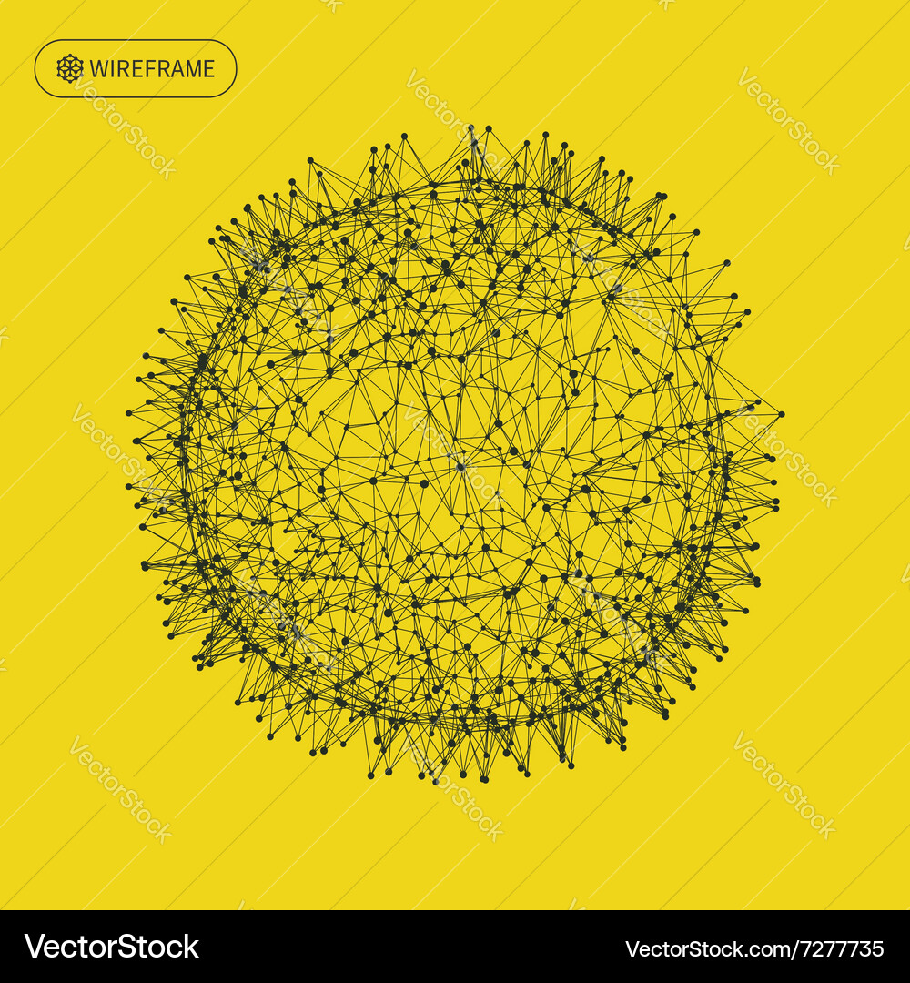 Abstract 3d design element emblem Vector Image