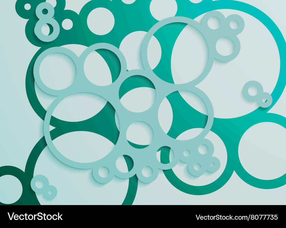 Set of bright abstract circles frames design vector image