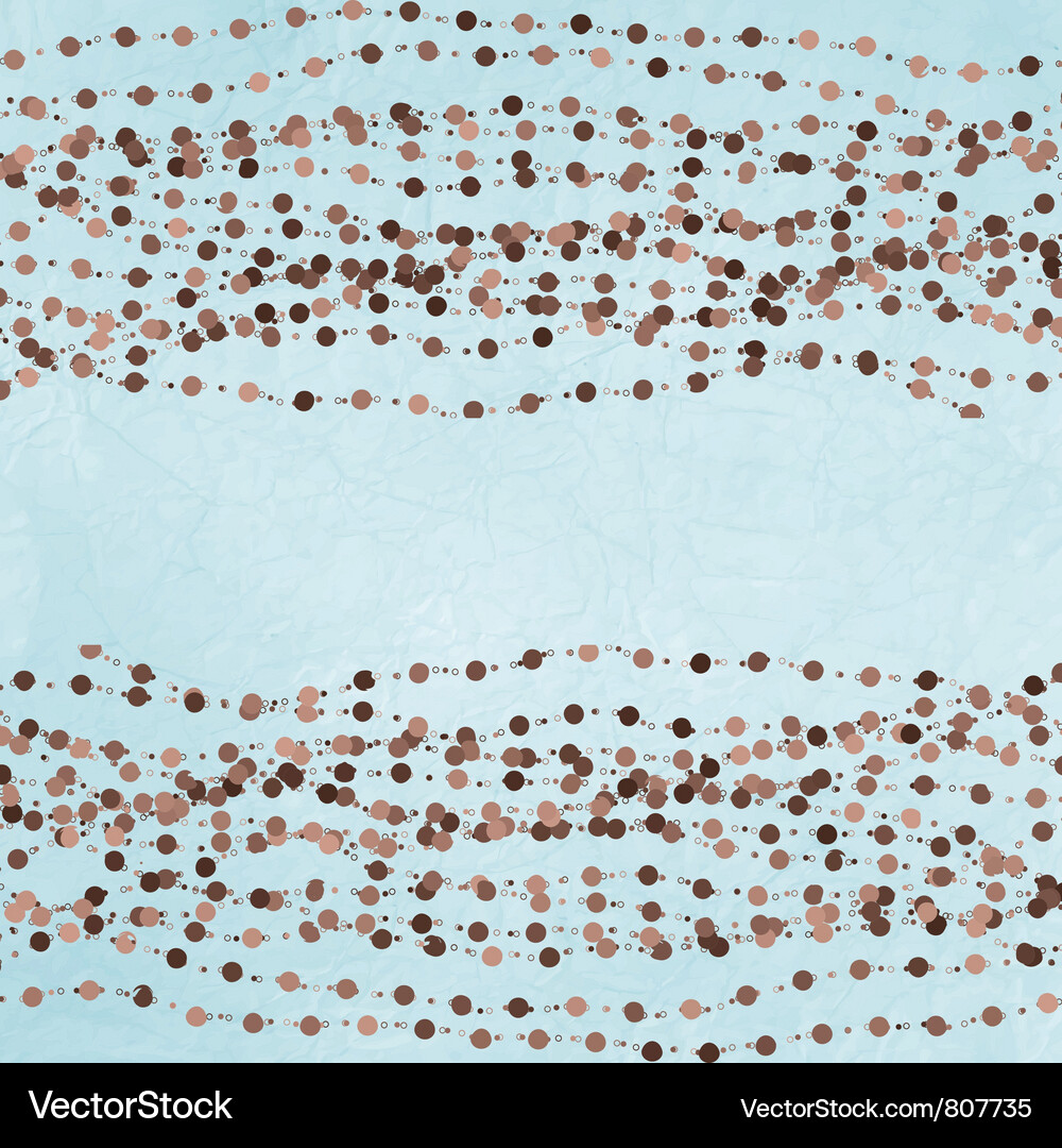 Vintage polka dots background Vector Image