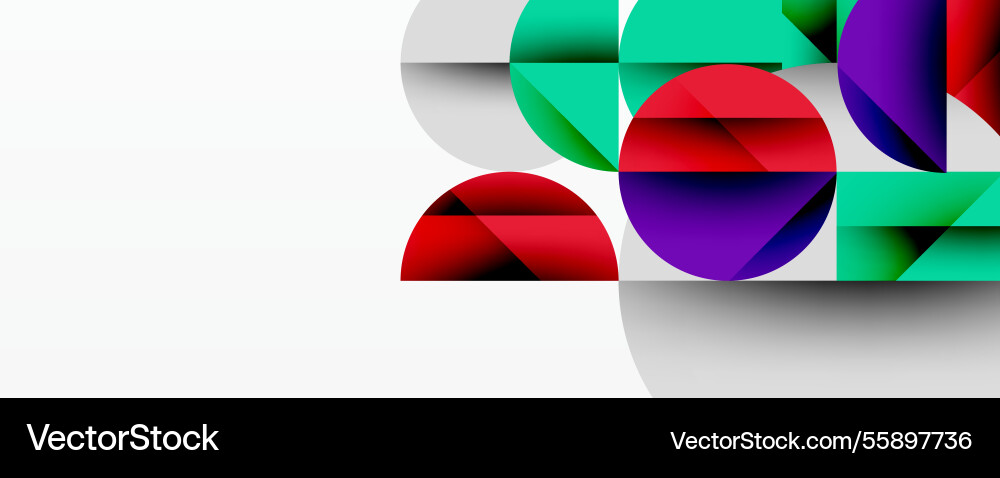 Abstract geometric design with intersecting Vector Image
