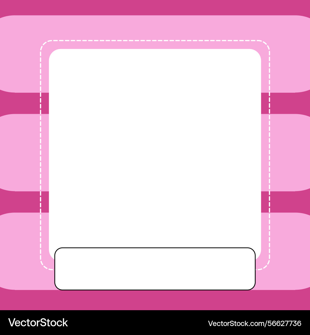 Minimal square frame background template simple Minimal square frame background template simple vector image
