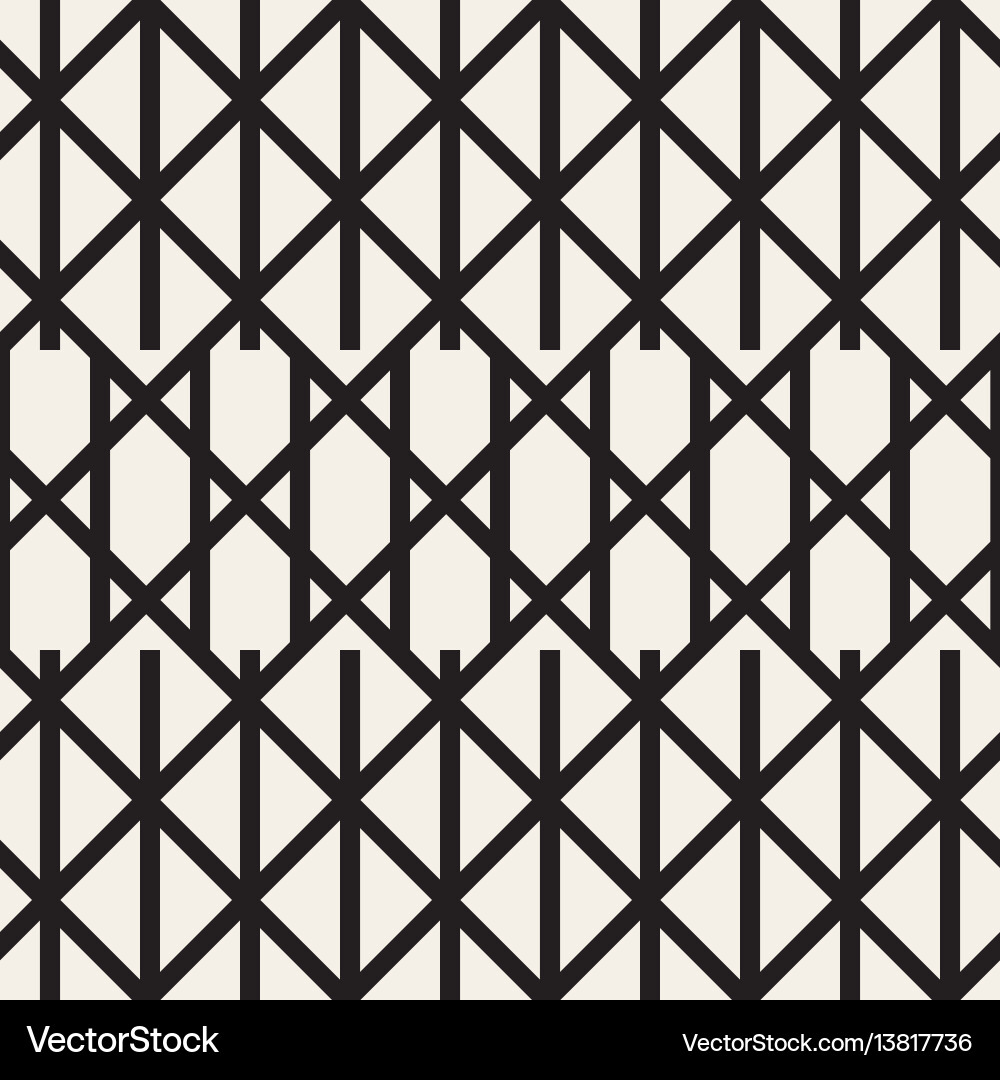 Zigzag lines geometric seamless pattern Zigzag lines geometric seamless pattern vector image