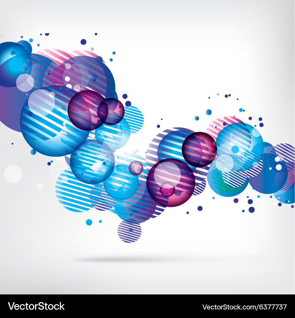 Abstract background with colored elements Vector Image