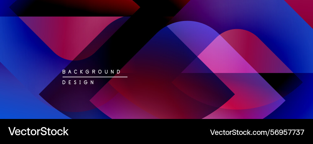 Abstract geometric shapes overlap creating Abstract geometric shapes overlap creating vector image