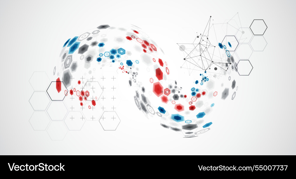 Abstrakter Sechseckhintergrund mit Plexiglaseffekt Abstrakter Sechseckhintergrund mit Plexiglaseffekt vektorbild