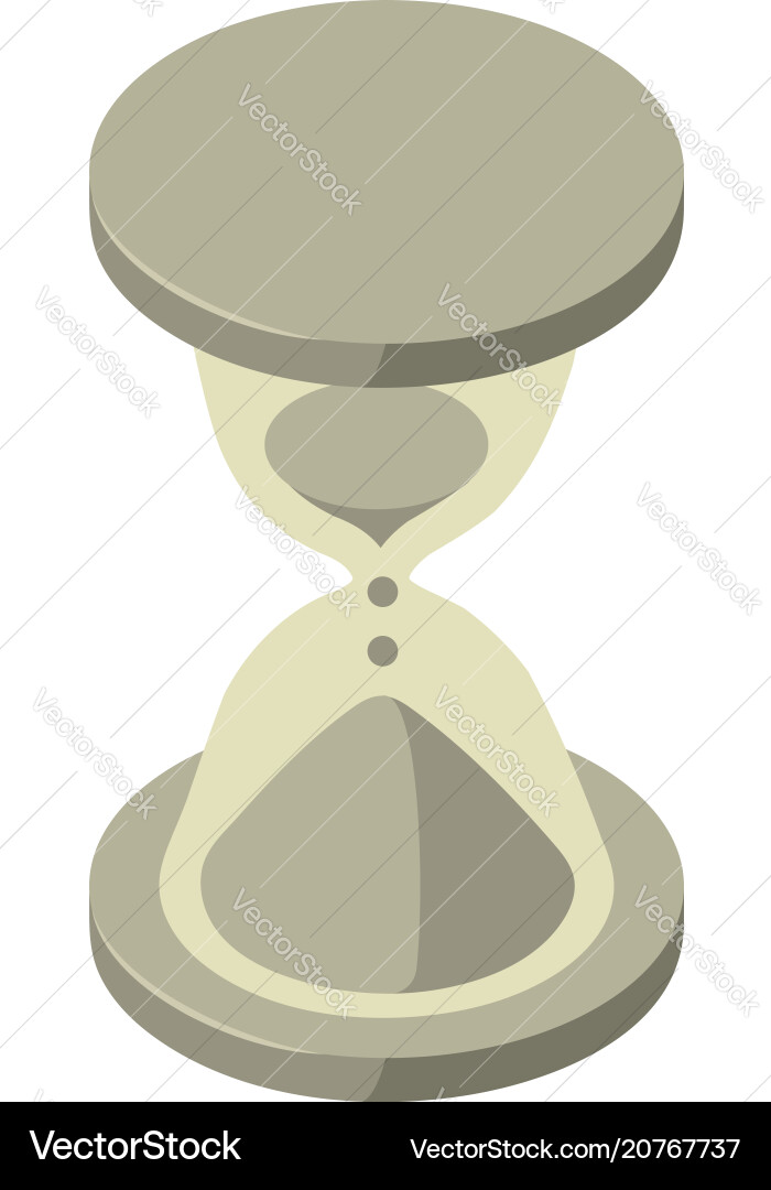 Loading Hourglass Cursor Icon vector image