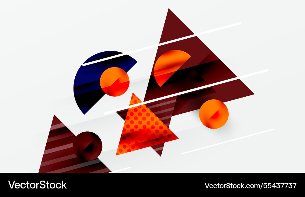 Modern abstract design with overlapping Modern abstract design with overlapping Vector Image