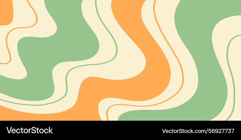 Twisted distorted retro groovy wavy background Twisted distorted retro groovy wavy background Vector Image