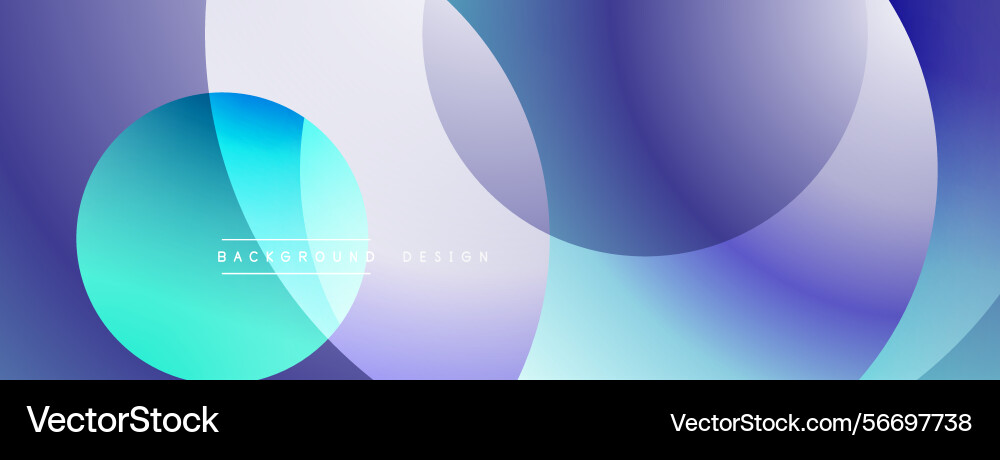 Abstract fluid shapes overlapping circles Abstract fluid shapes overlapping circles vector image