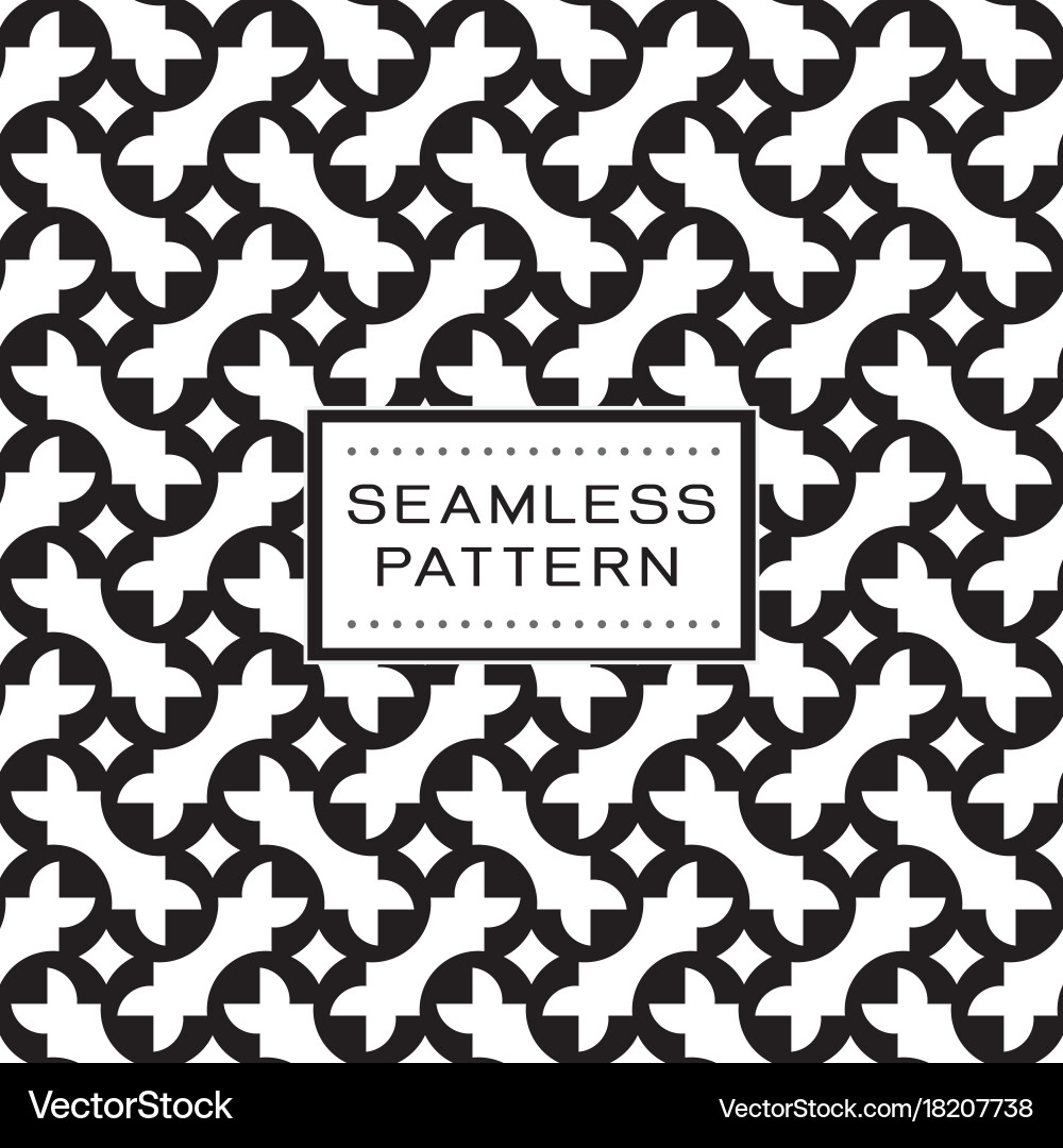 Abstract Geometric Seamless Pattern Vector Image