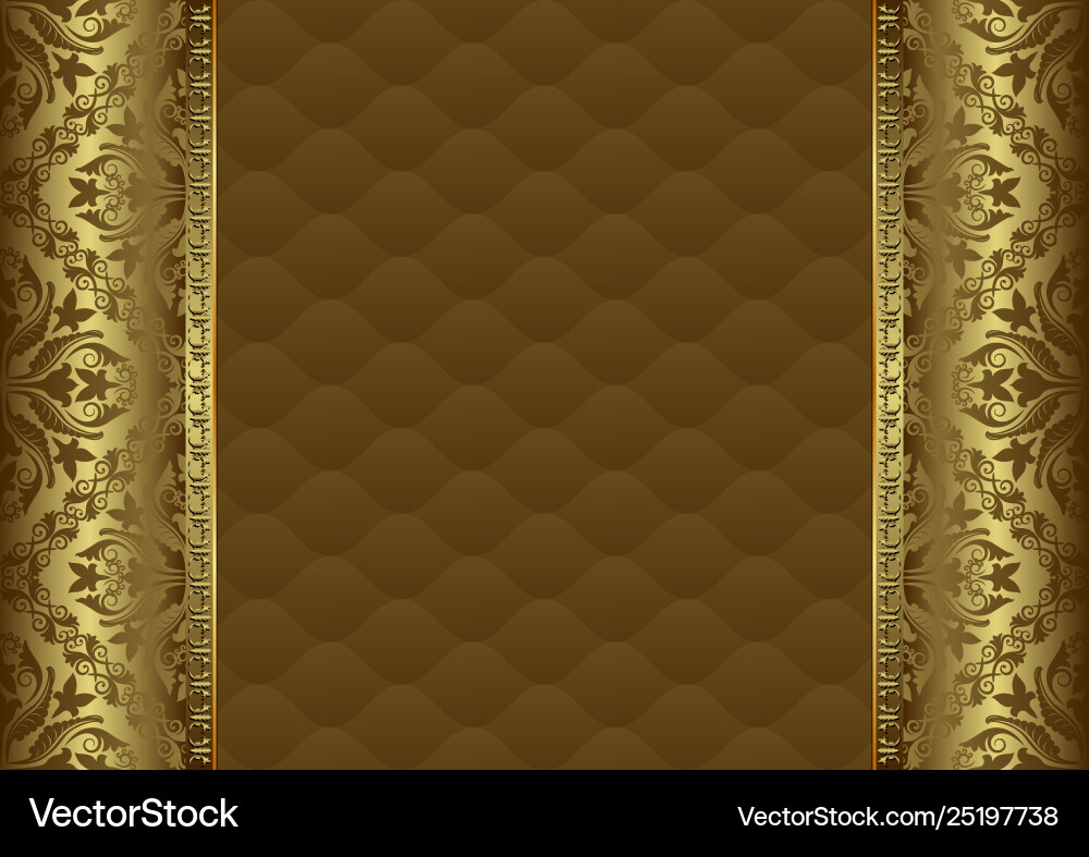 Decorative background with old-fashioned patterns Vector Image