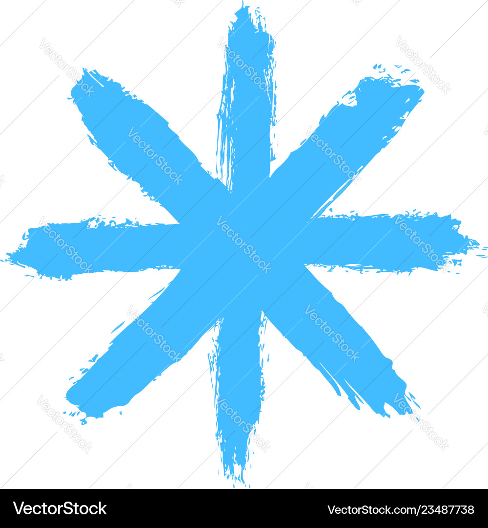 Snowflake 01 from set drawing of a snow flake Snowflake 01 from set drawing of a snow flake vector image