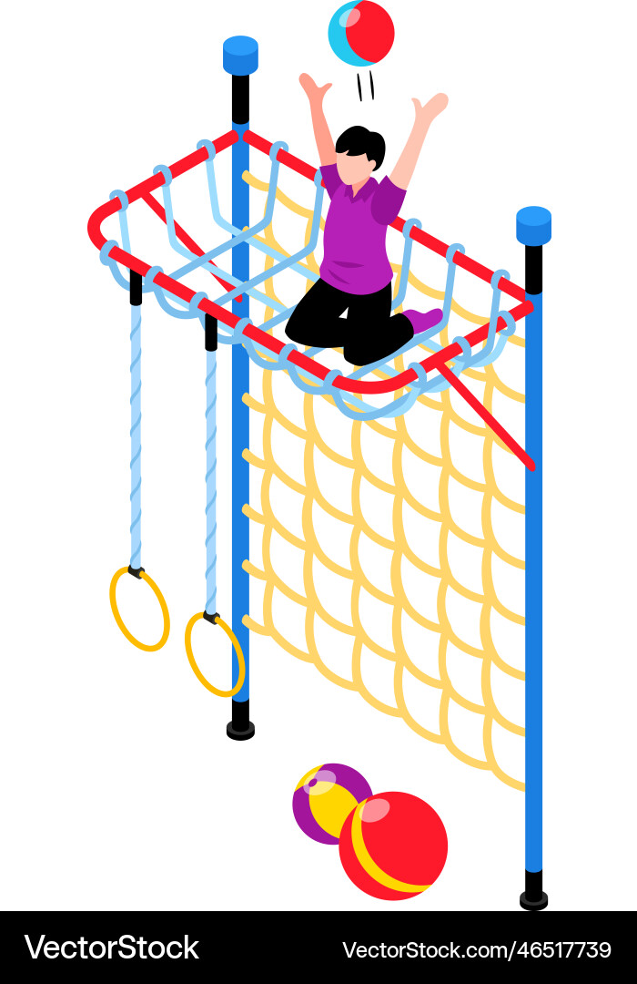 Children sport equipment icon Children sport equipment icon vector image