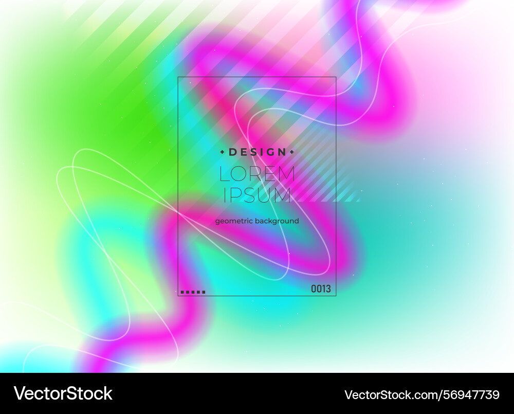 Flat minimal geometric background dynamic shapes Vector Image