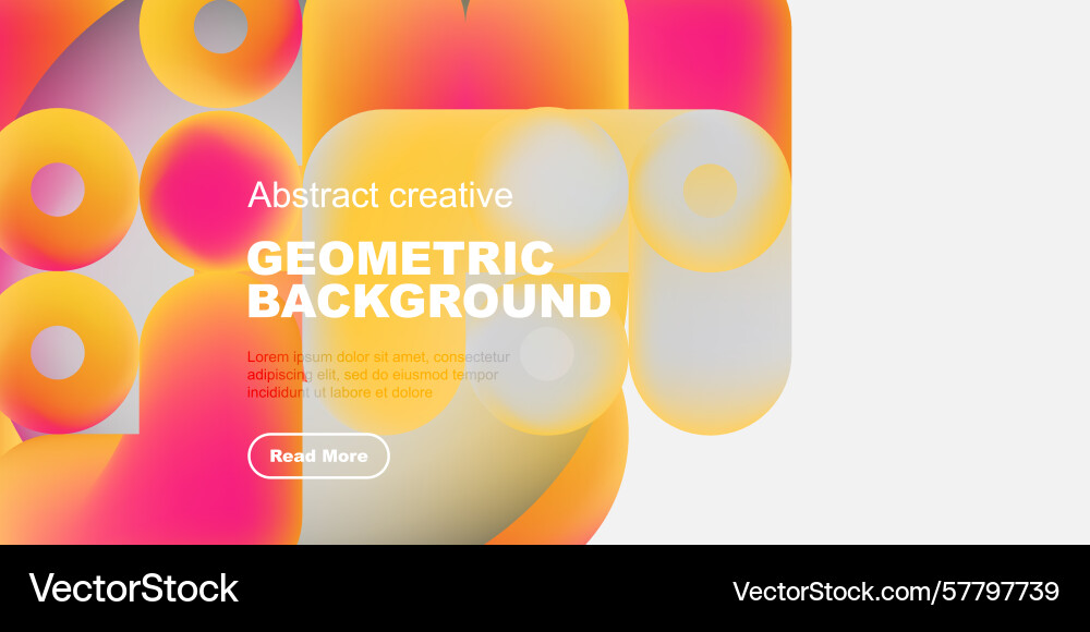 Vibrant abstract shapes overlap creating colorful Vibrant abstract shapes overlap creating colorful vector image