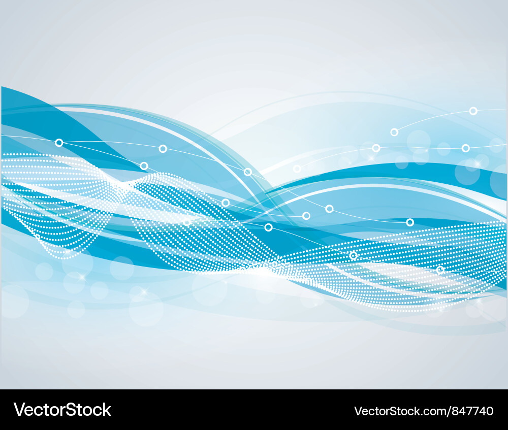 Abstract Wave Background Vector Image
