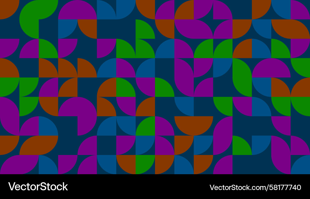 Dynamic Geometric Pattern Vector Image
