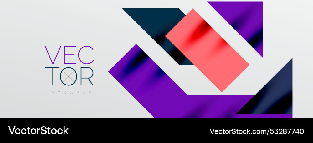Dynamic lines and triangles Vector Image