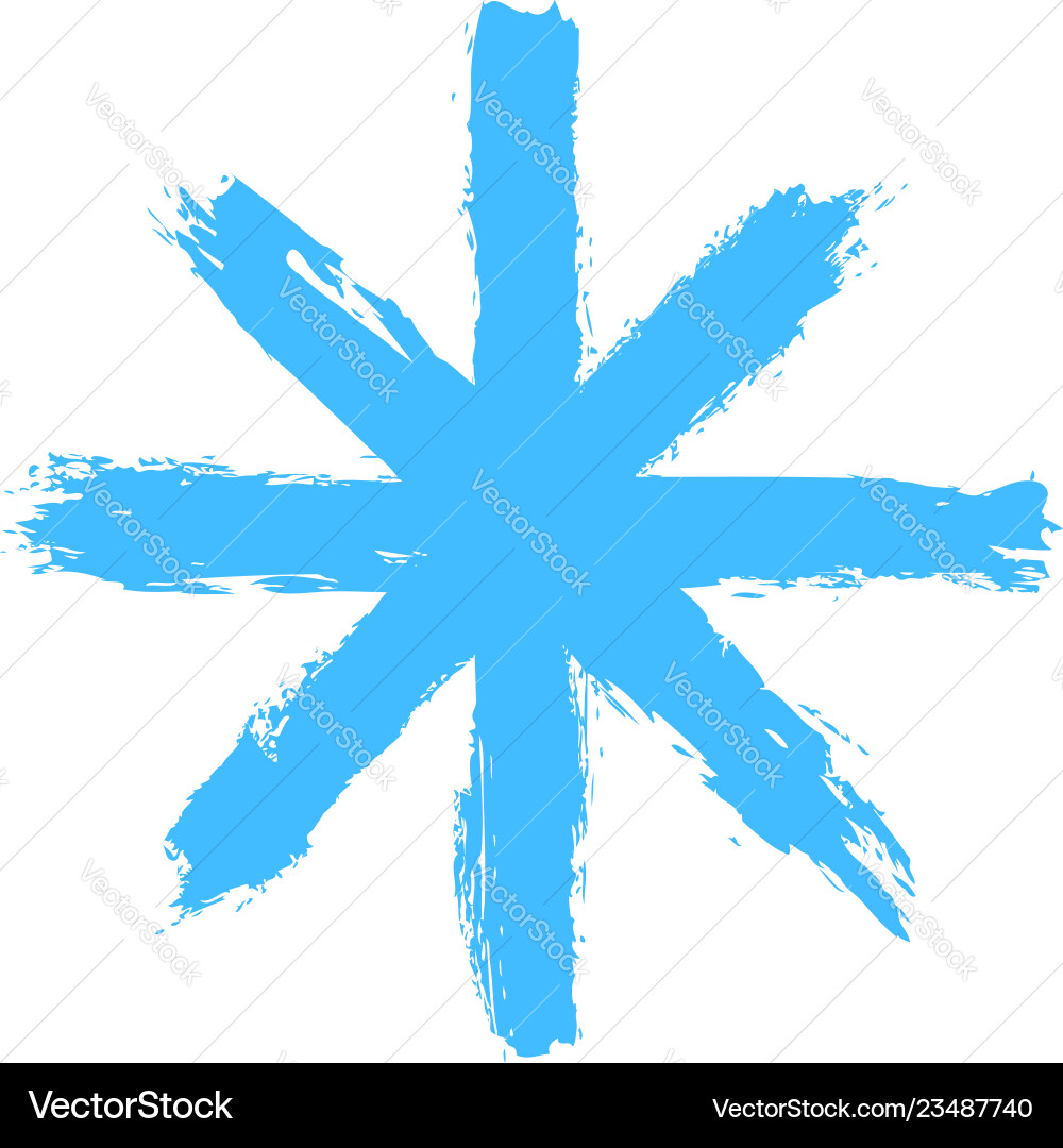 Snowflake 03 from set 01 drawing of a snow flake Snowflake 03 from set 01 drawing of a snow flake vector image
