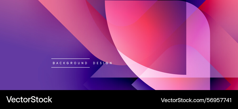 Abstract gradient shapes overlap creating vibrant Abstract gradient shapes overlap creating vibrant vector image