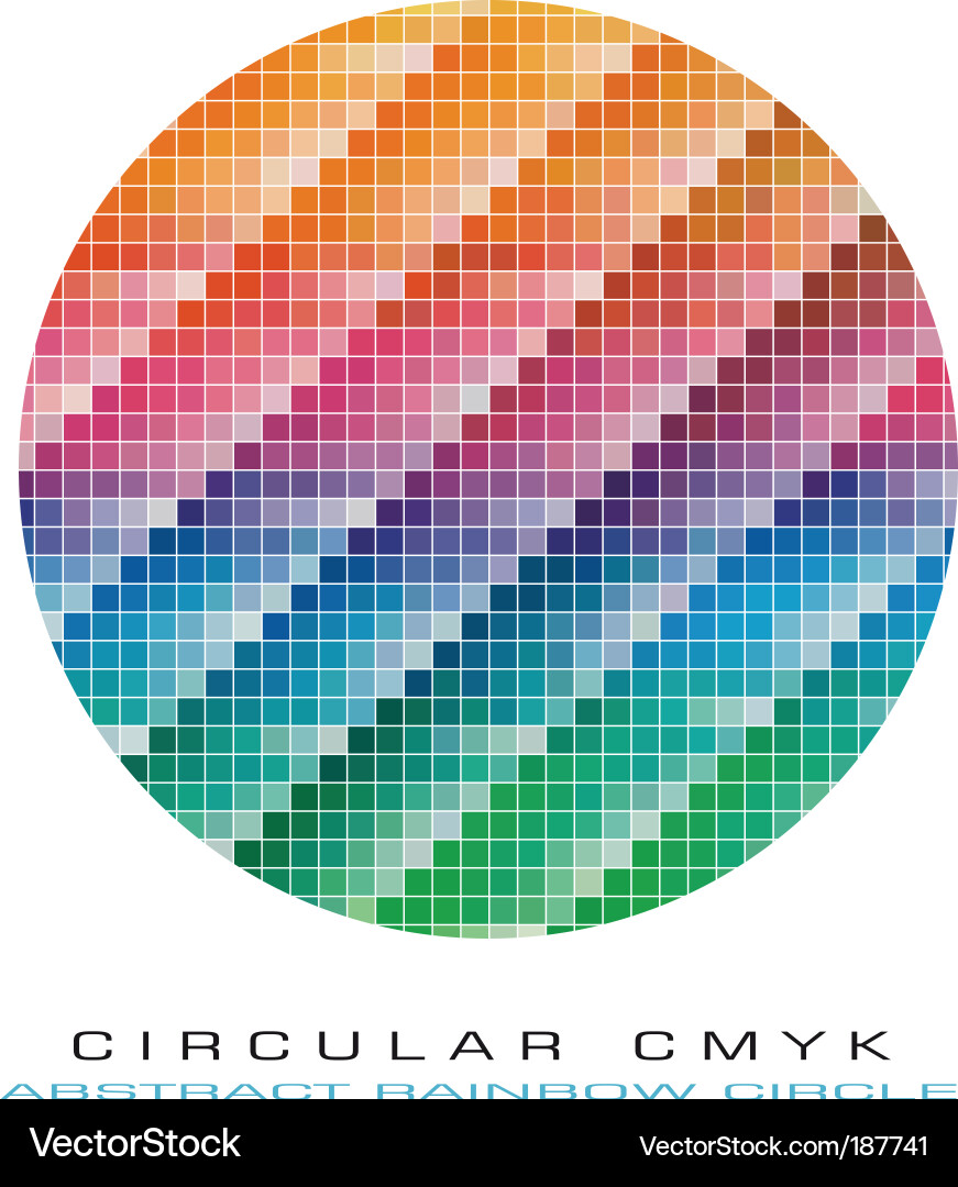 Circular Color Spectrum Vector Image
