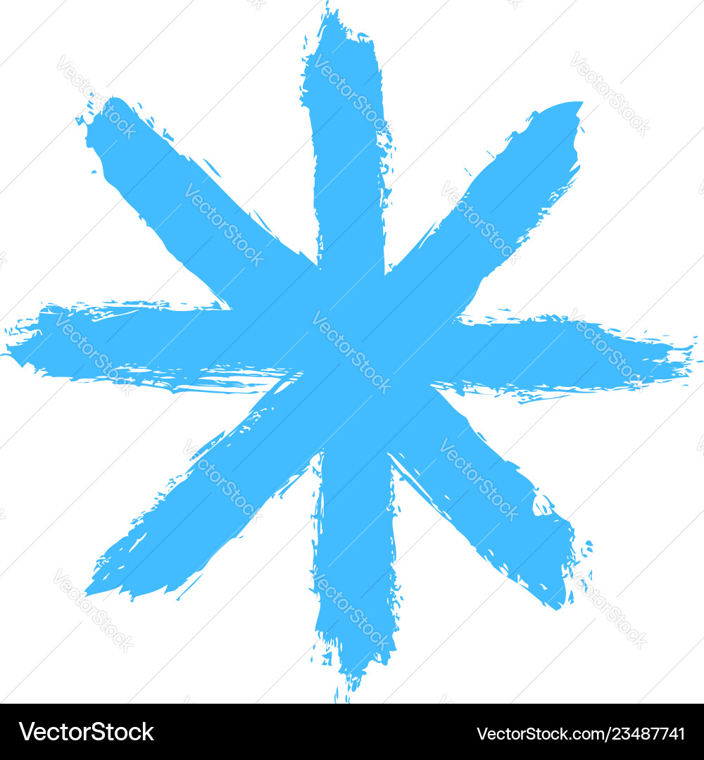 Snowflake 04 from set 01 drawing of a snow flake Snowflake 04 from set 01 drawing of a snow flake vector image