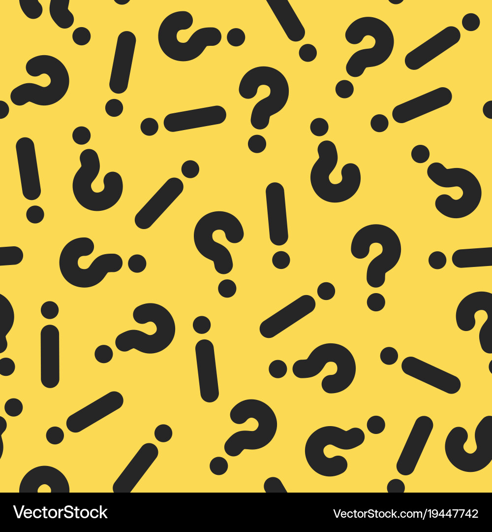 Memphis Style Seamless Pattern vector image