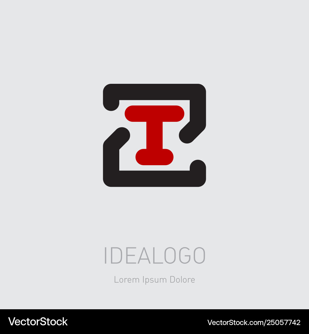Zt - design element or icon initial monogram Zt - design element or icon initial monogram Vector Image