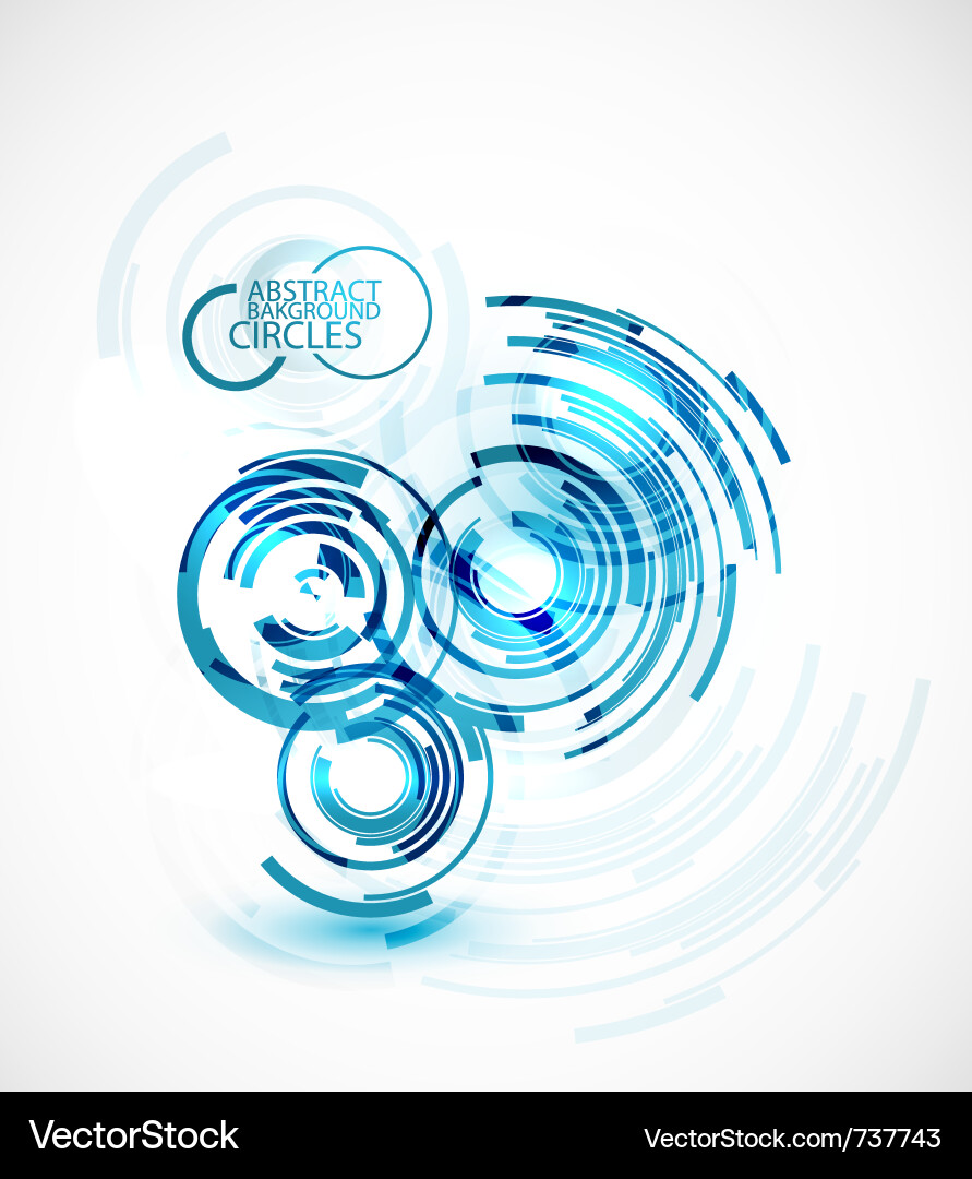Abstract Swirl Background Vector Image