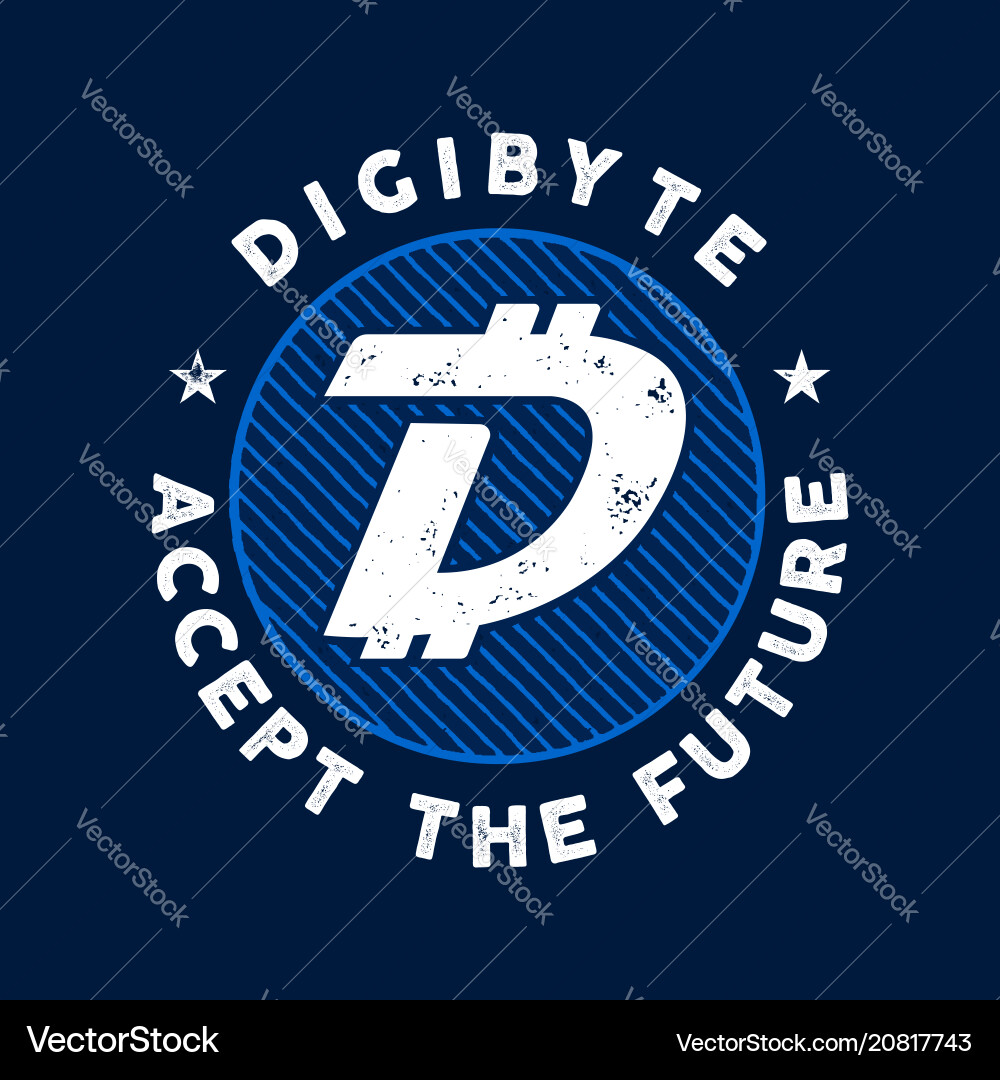 Digibyte Cryptocurrency Logo – Royalty-Free Vector | VectorStock