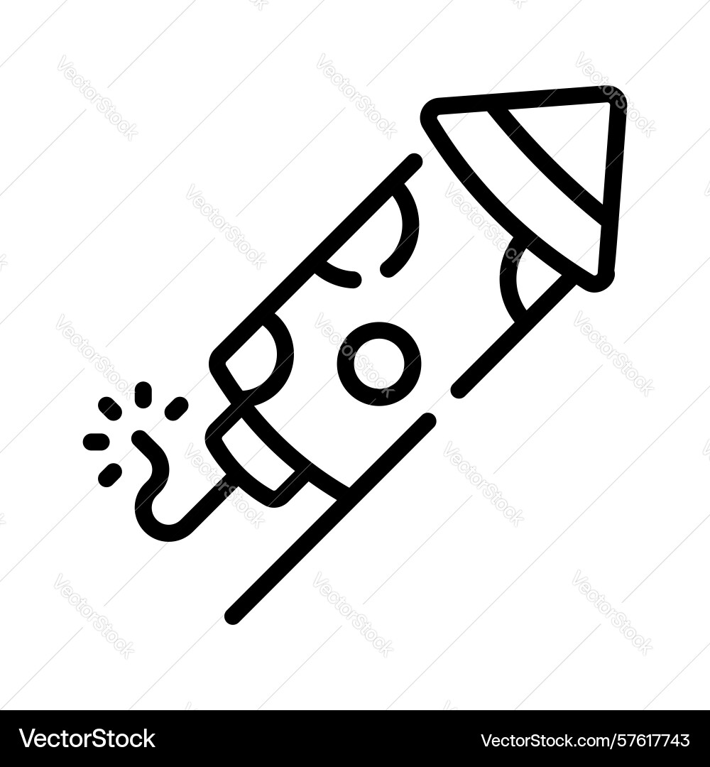 Firecracker Vector Image