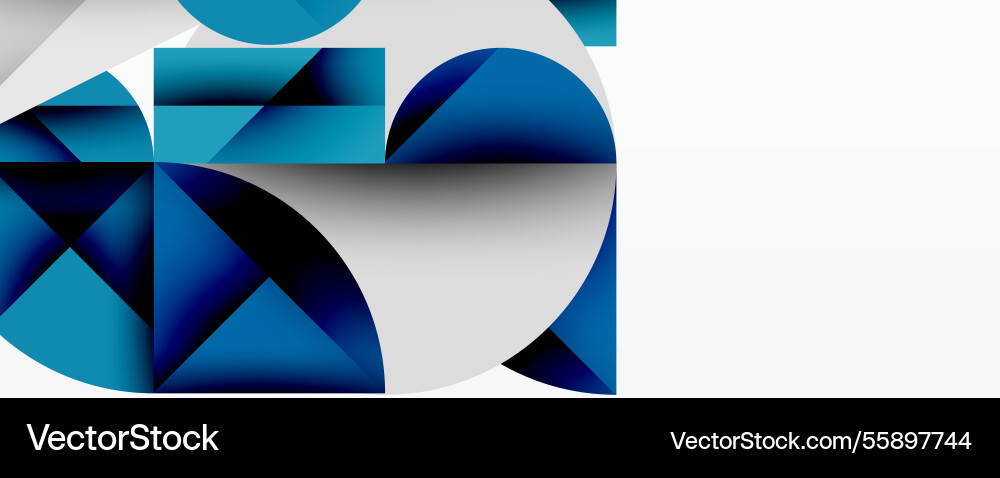 Abstract geometric design with intersecting Vector Image