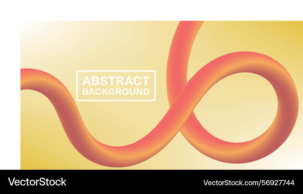 Orange abstract background and gradient line shape Vector Image