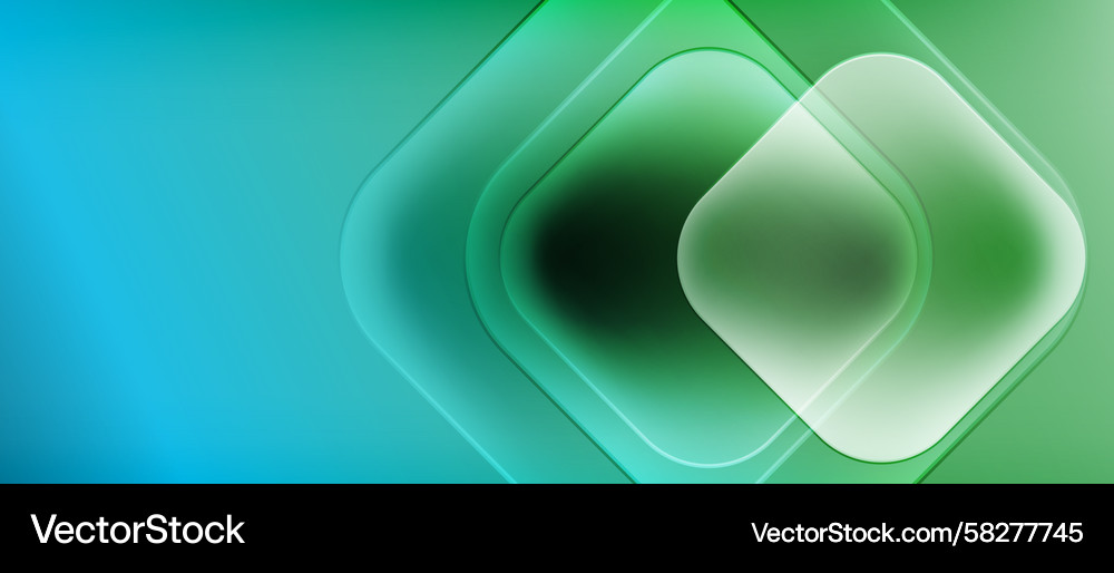 Abstract Gradient Squares Vector Image