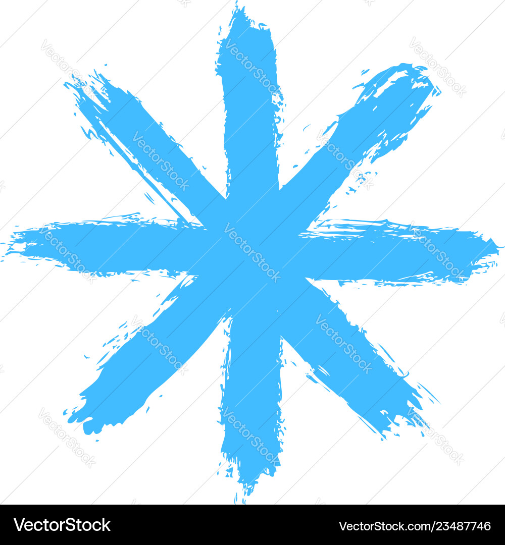 Snowflake 08 from set 01 drawing of a snow flake Snowflake 08 from set 01 drawing of a snow flake vector image