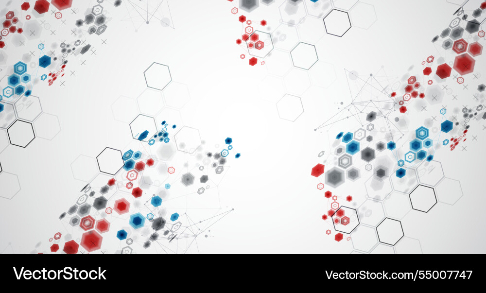 Abstrakter Sechseckhintergrund mit Plexiglaseffekt Abstrakter Sechseckhintergrund mit Plexiglaseffekt vektorbild