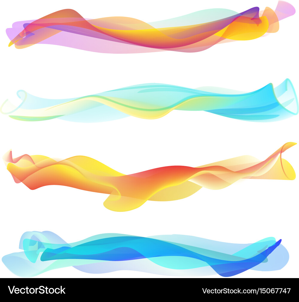 Fluid Wave Forms - Abstract Motion Vector Image
