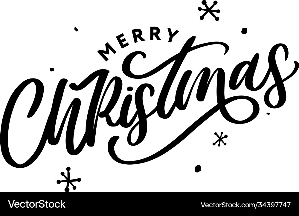 Merry christmas 2021 beautiful greeting card vector image